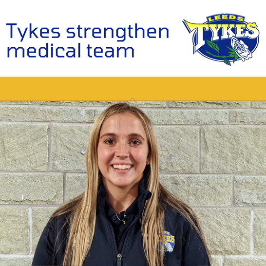 Leeds Tykes strengthen medical team, Leeds Tykes logo, image of Bryony Watson