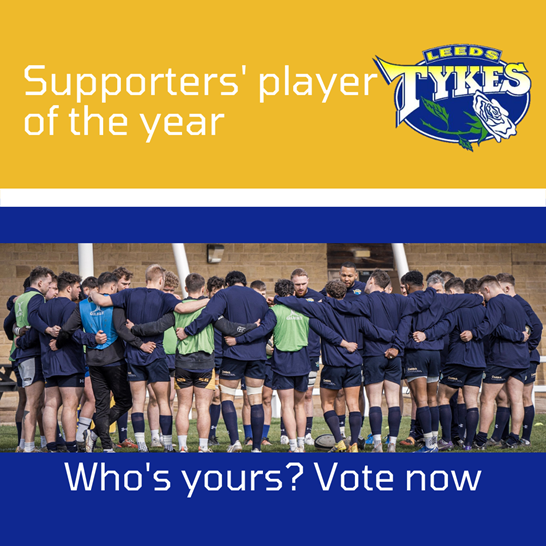 Supporter's player of the year. Who's yours? Vote now