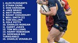 Plymouth Albion v Leeds Tykes 5 February 2022 kick-off 15:00, squad list, image of Tom Williams