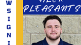 New signing Alex Pleasants, Leeds Tykes logo and picture of Alex